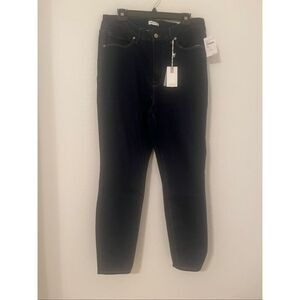 Good American Good Waist High Rise Skinny Jeans Dark Wash Denim Size 14–18 NWT N
